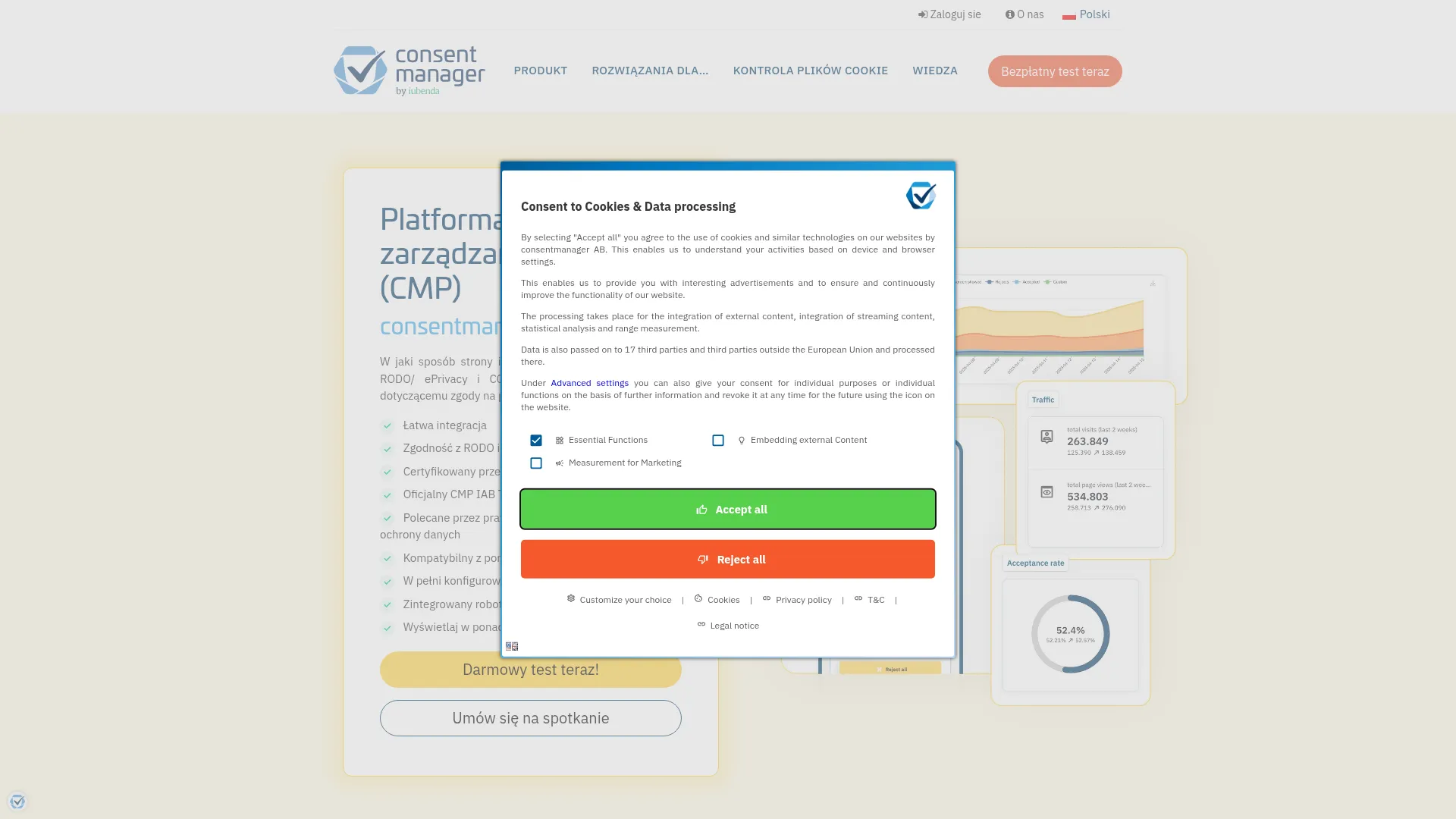 Zrzut ekranu strony CUKIERNIA SOWA CUKIERNIA SOWA sp. z o.o.