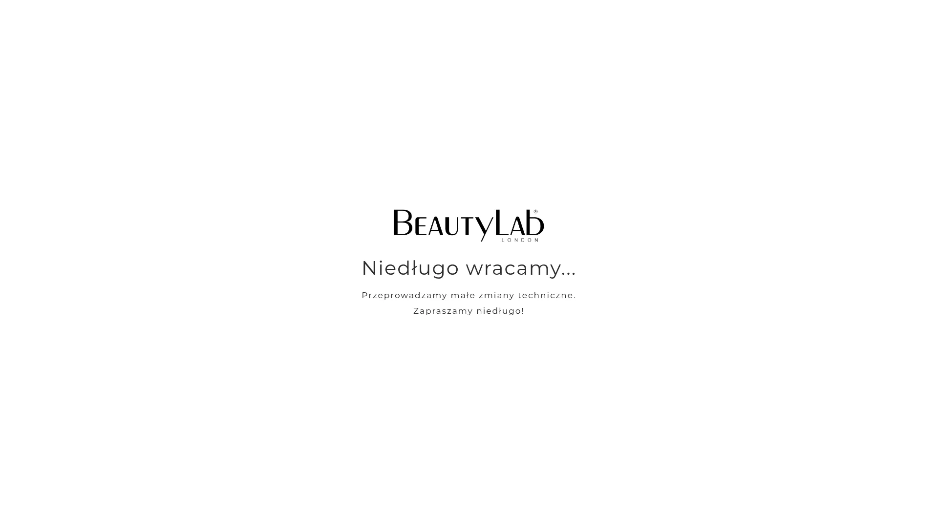 Zrzut ekranu strony BeautyLab