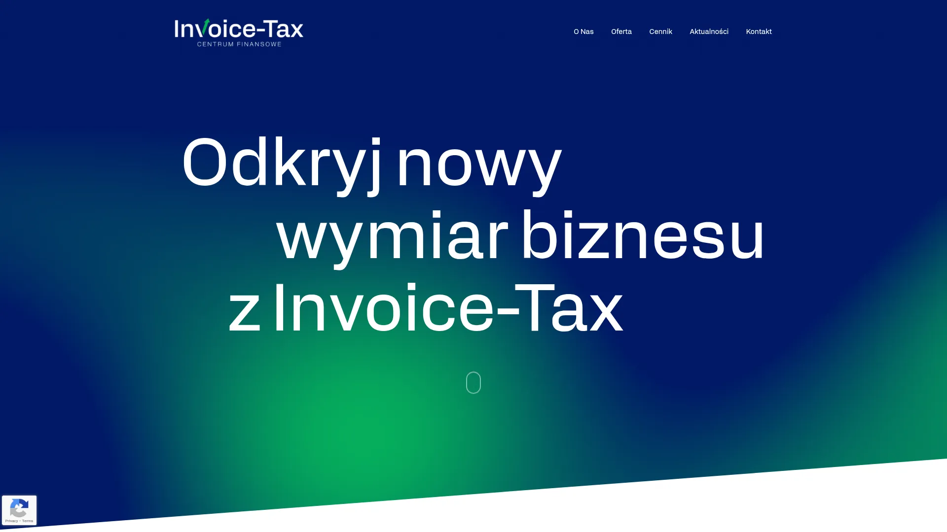 Zrzut ekranu strony Centrum Finansowe INVOICE-TAX Sp. z o.o.